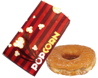 popcorn or donut