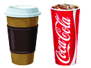 24oz coffee or fountain drink